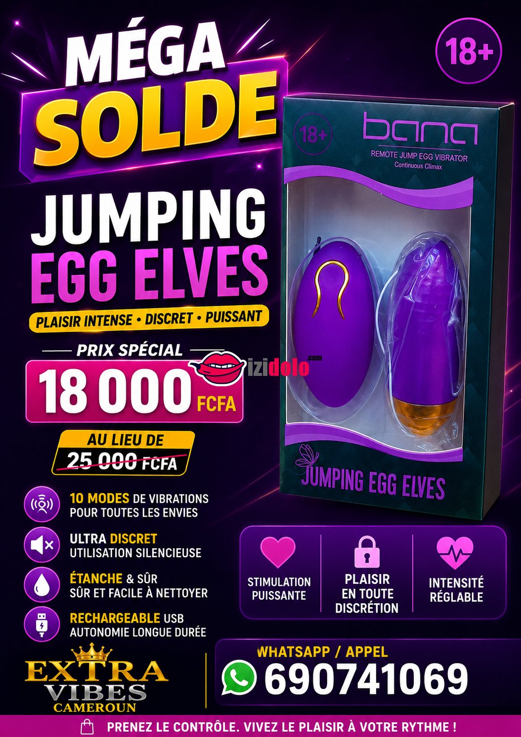 SOLDE DU MOIS ~ PUMP PENIS, LANGUES CLITORIS, OEUF VIBRANT #1