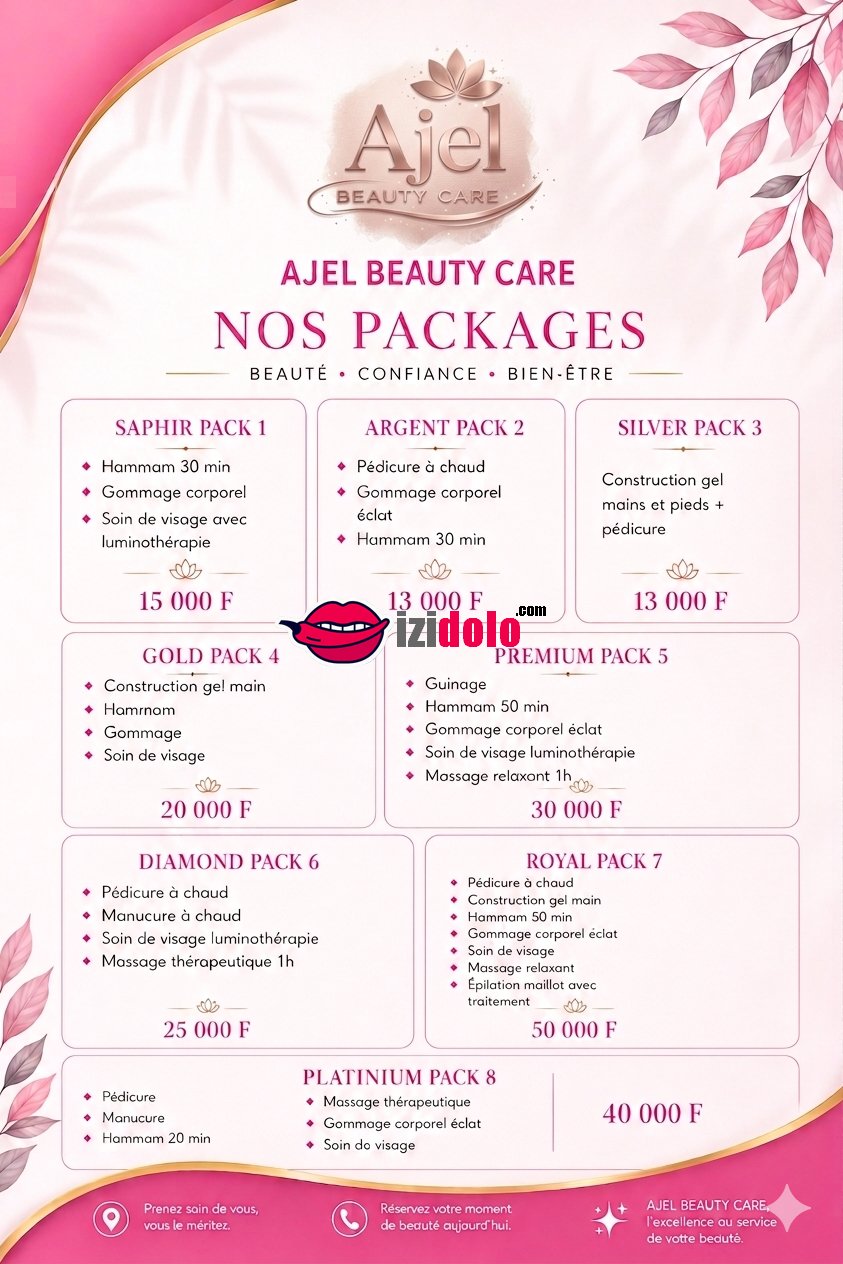 🥰 Nos Services de Soins ⤵️ et Massages 🥰