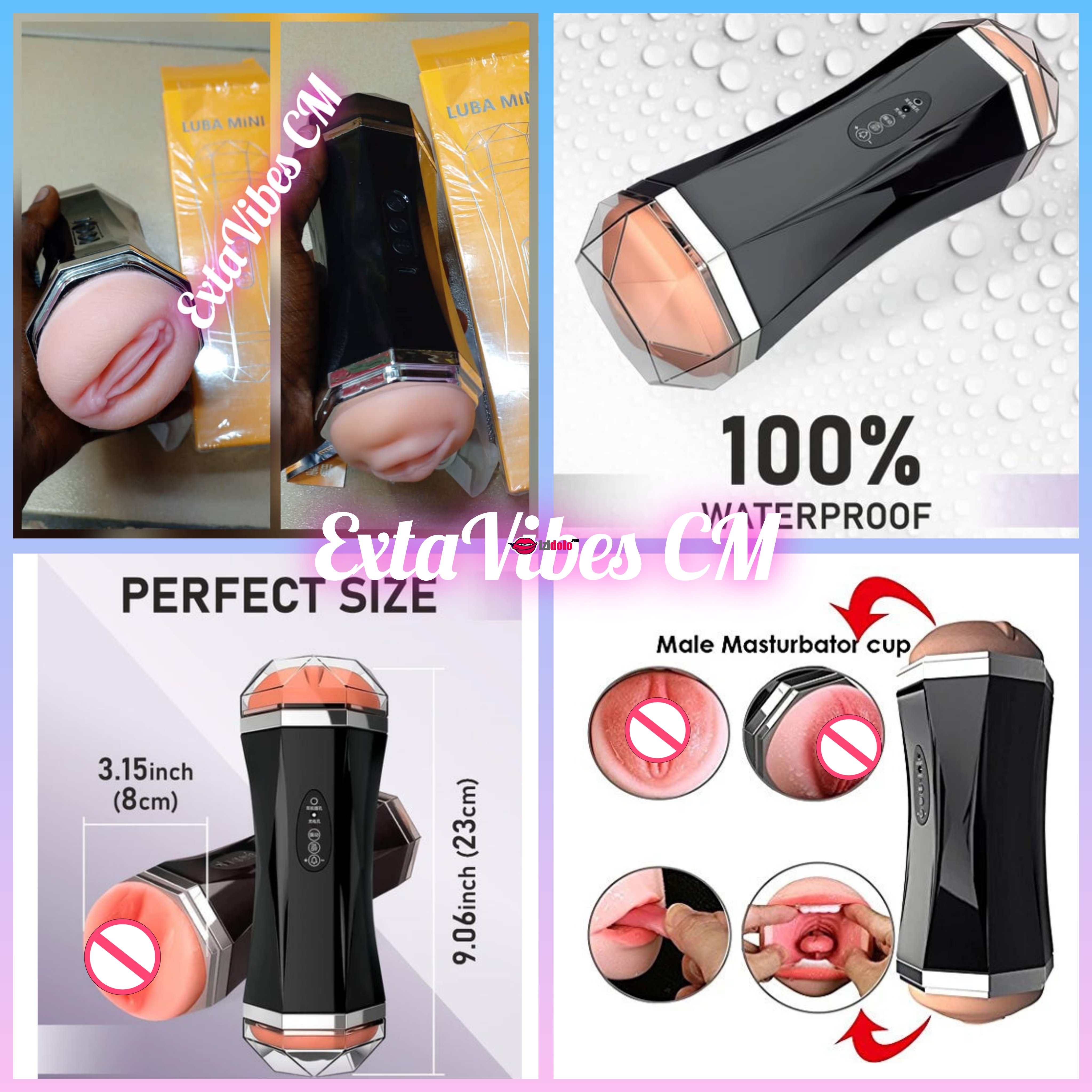 💨 PROMO - MASTUBATEUR 2 EN 1 (Bouche et voie VAGINALE) 🫦 #2