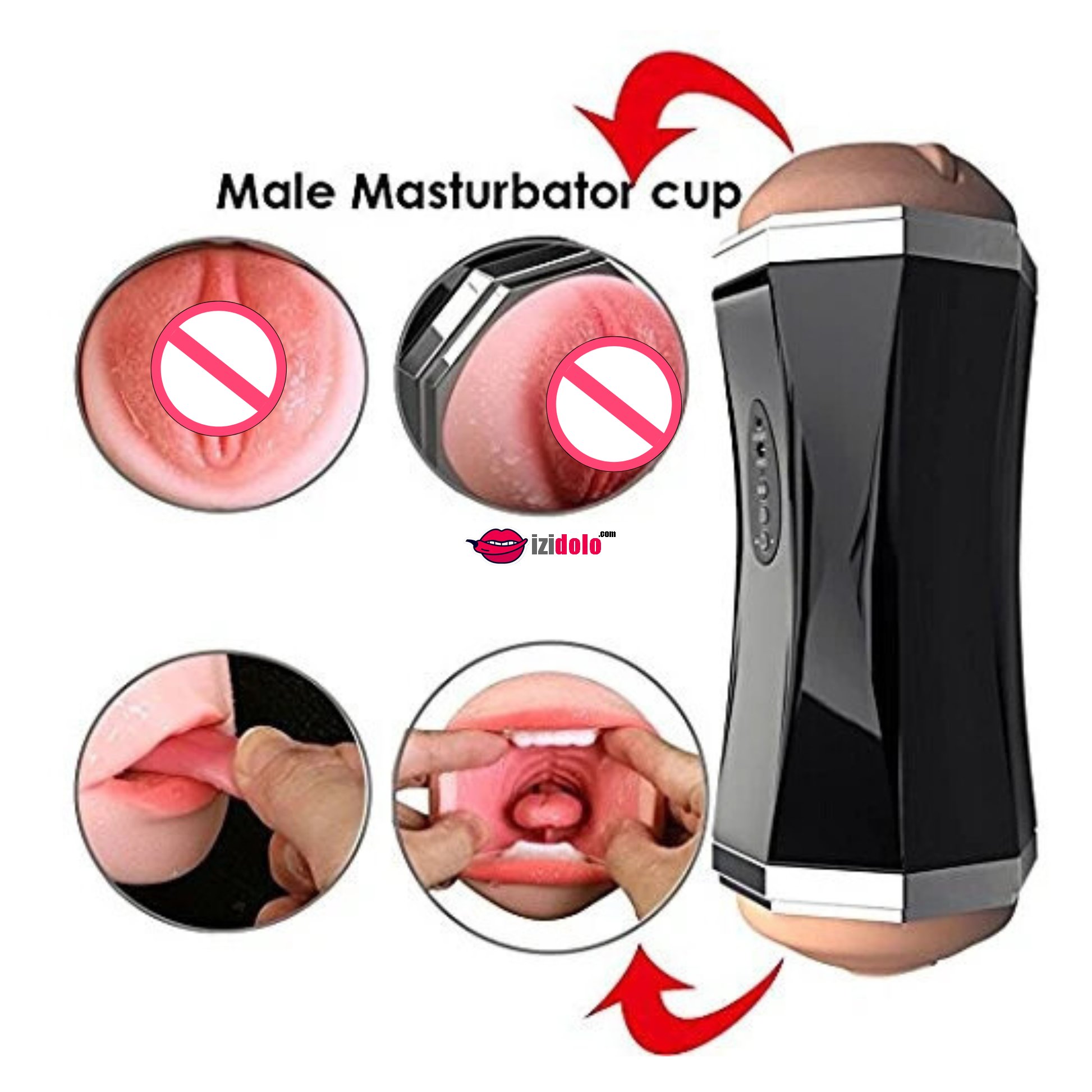 💨 PROMO - MASTUBATEUR 2 EN 1 (Bouche et voie VAGINALE) 🫦 #3